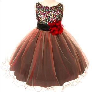 Multi-Sequin Color Dress